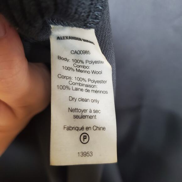 T Alexander Wang Satin Cocktail Dress Black Size 2 Minimalist Modern Artsy Chic - Picture 13 of 13